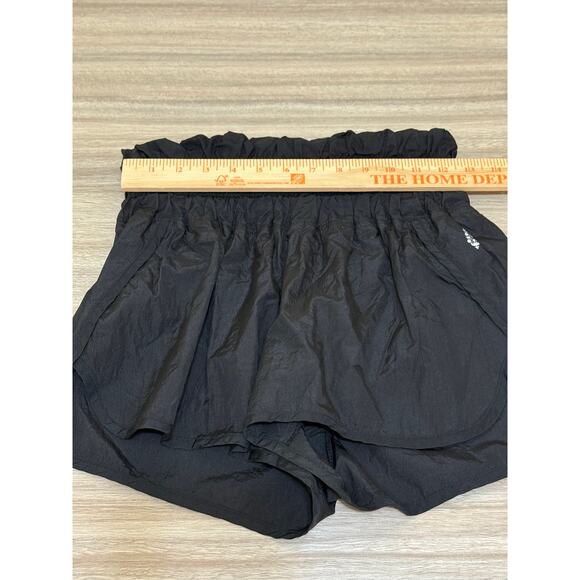 Free People Shorts Women Small Black The Way Home Activewear Built In Briefs - Picture 7 of 9